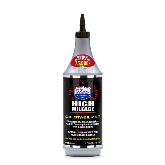 Lucas Oil High Mileage Oil Stabilizer - 1 Quart - Premium Automotive from LUCASOIL - Just $43.38! Shop now at Rapidvehicles