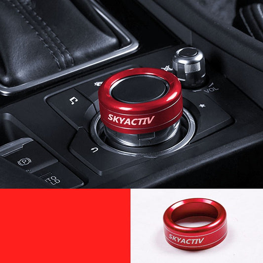 Color: Central, Size: Red - modified air conditioning knob - Premium Interior Parts from Rapidvehicles - Just $19.79! Shop now at Rapidvehicles