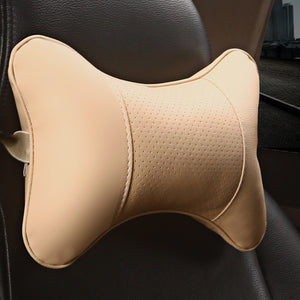 Color: Beige - Car breathable headrest - Premium Interior Parts from Rapidvehicles - Just $14.99! Shop now at Rapidvehicles