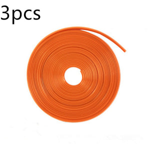 Color: Orange 3pcs - Automotive Supplies, Wheel Decoration Strips, Tire Rims - Premium Interior Parts from Rapidvehicles - Just $31.82! Shop now at Rapidvehicles