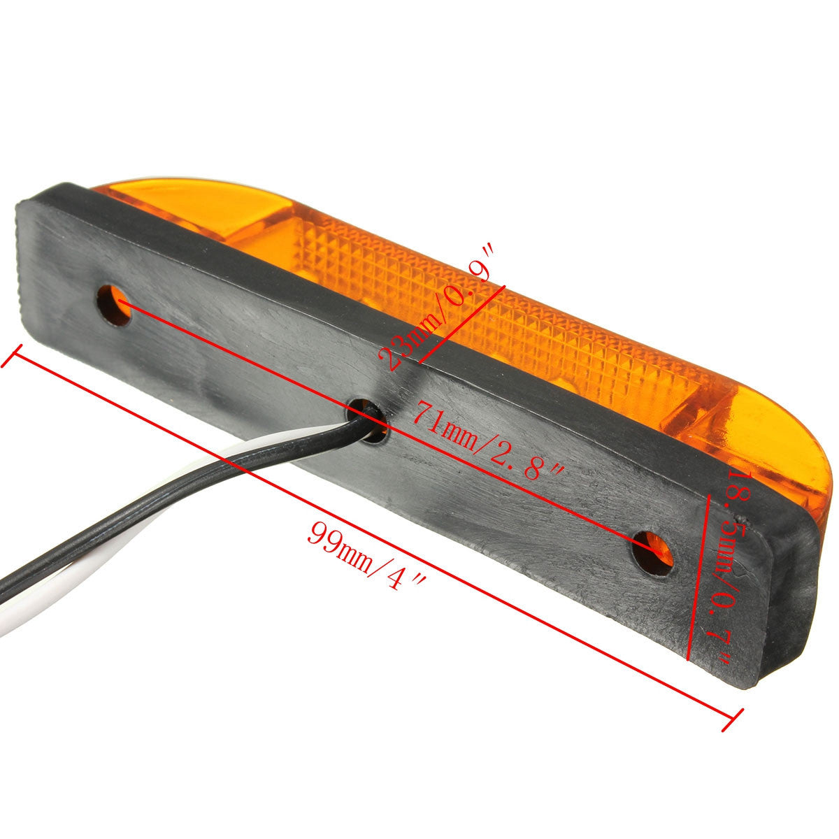 6 LED Clearance Side Marker Light Indicator Lamp Truck Trailer Lorry Van 12V 24V - Premium Automobiles & Motorcycles from Rapidvehicles - Just $19.55! Shop now at Rapidvehicles