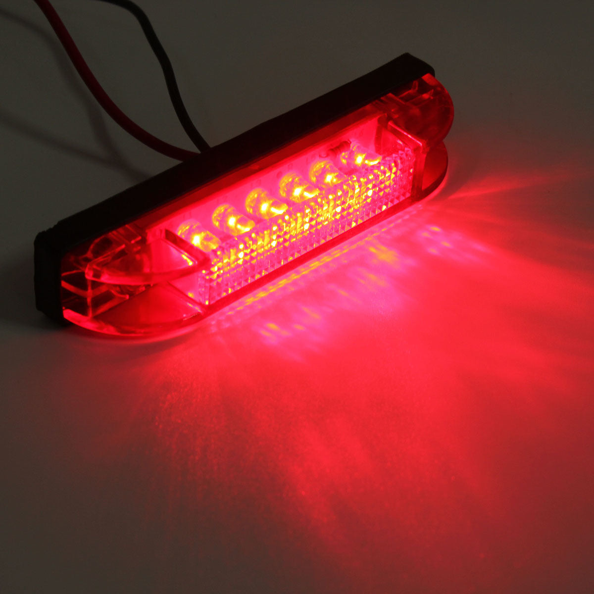 6 LED Clearance Side Marker Light Indicator Lamp Truck Trailer - Premium Automobiles & Motorcycles from Rapidvehicles - Just $28.79! Shop now at Rapidvehicles