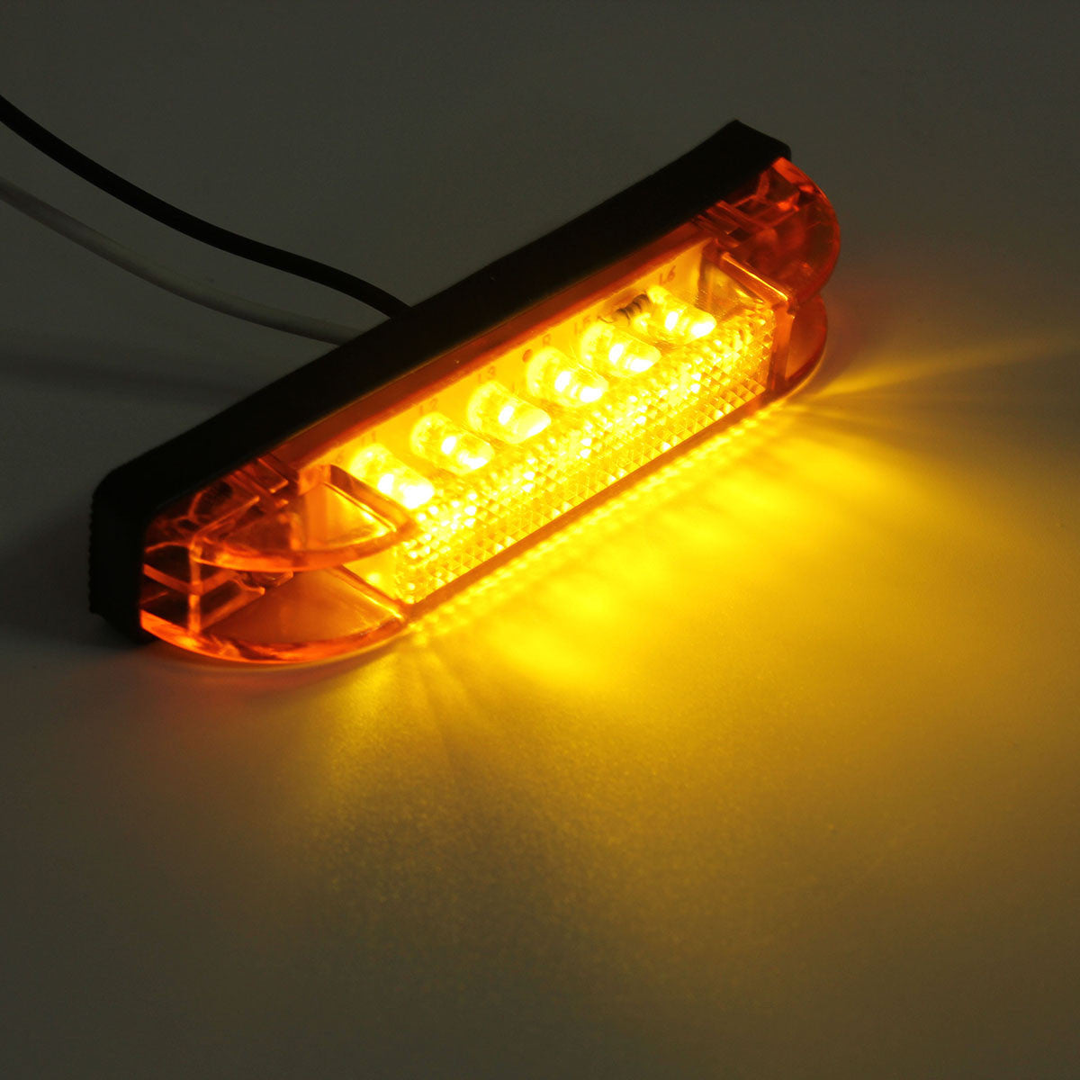 6 LED Clearance Side Marker Light Indicator Lamp Truck Trailer Lorry Van 12V 24V - Premium Automobiles & Motorcycles from Rapidvehicles - Just $19.55! Shop now at Rapidvehicles