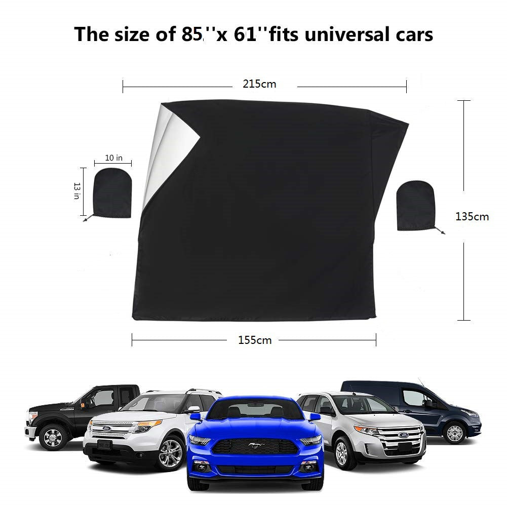 Black rubber Oxford car cover - Premium Exterior Parts from Rapidvehicles - Just $24.29! Shop now at Rapidvehicles