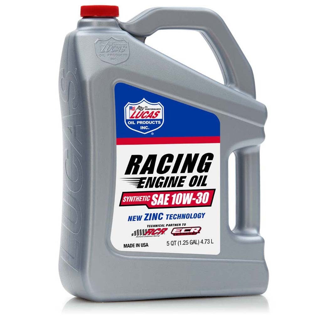 Lucas Oil Synthetic SAE 10W-30 Racing Motor Oil - 5 Quart - Premium Automotive from LUCASOIL - Just $104.51! Shop now at Rapidvehicles