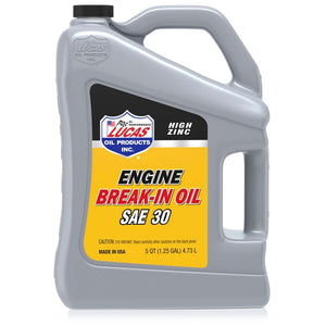 Lucas Oil SAE 30 Break-In Oil - 5 Quart - Premium Automotive from LUCASOIL - Just $73.99! Shop now at Rapidvehicles