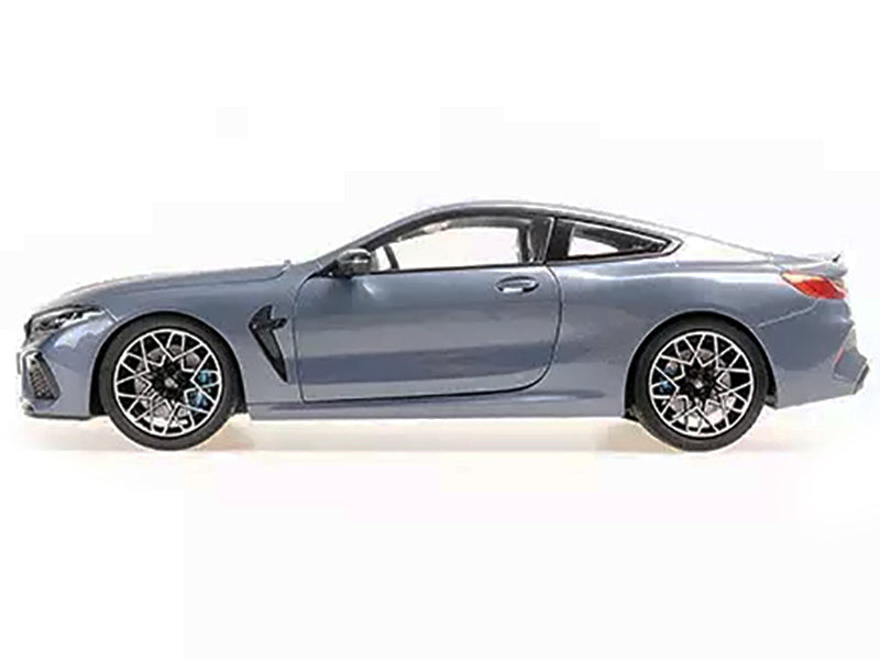 2020 BMW M8 Coupe Blue Metallic with Carbon Top 1/18 Diecast Model Car by Minichamps - Premium  from Minichamps - Just $237.99! Shop now at Rapidvehicles