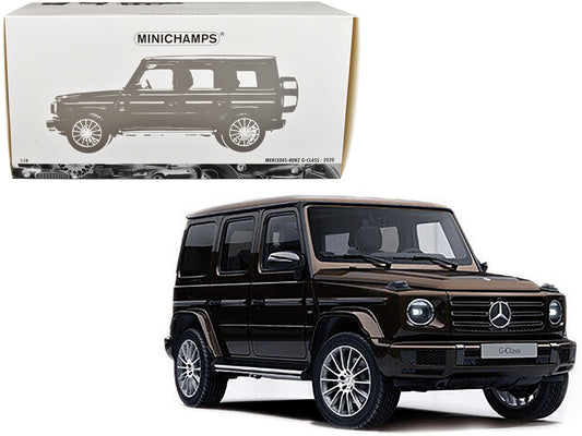 2020 Mercedes-Benz AMG G-Class Brown Metallic with Sunroof 1/18 - Premium Mercedes Models from Minichamps - Just $278.99! Shop now at Rapidvehicles