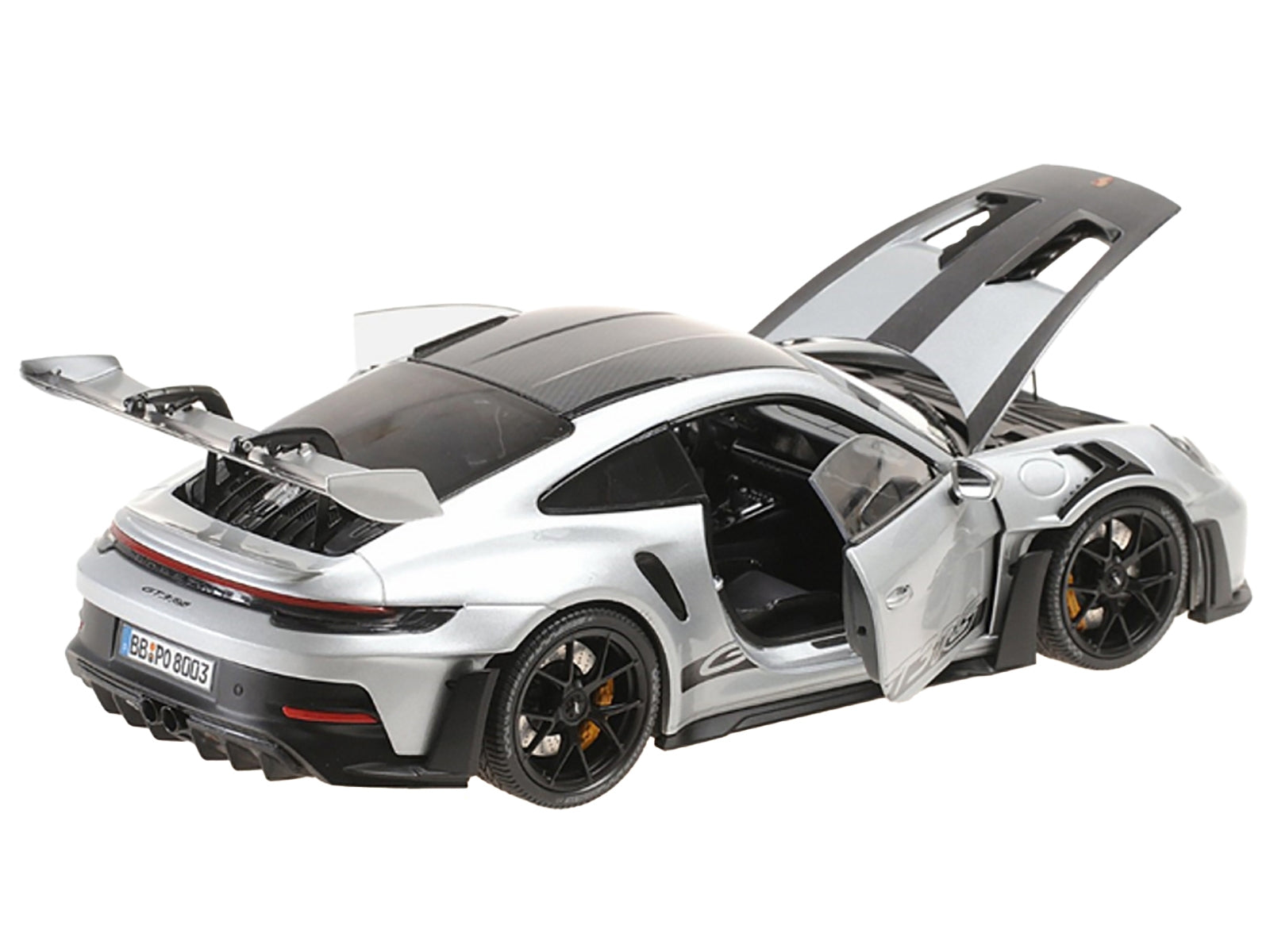 2023 Porsche 911 (992) GT3 RS "Weissach Package" Silver Metallic Limited Edition to 333 pieces Worldwide 1/18 Diecast Model Car by Minichamps - Premium Porsche Models from Minichamps - Just $353.54! Shop now at Rapidvehicles