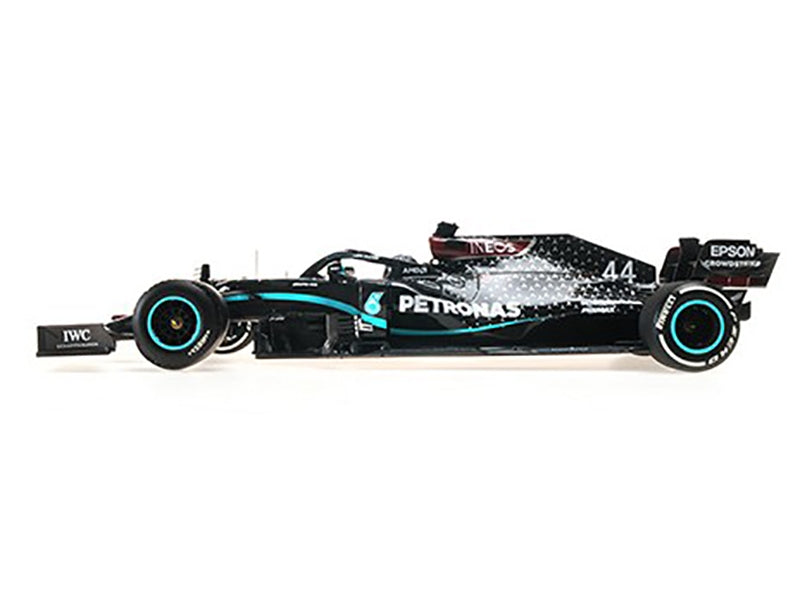 Mercedes-AMG F1 W11 EQ Performance #44 Lewis Hamilton "Petronas" Winner Formula One F1 "British GP" (2020) with Driver Limited Edition to 704 pieces Worldwide 1/18 Diecast Model Car by Minichamps - Premium Mercedes Models from Minichamps - Just $257.66! Shop now at Rapidvehicles