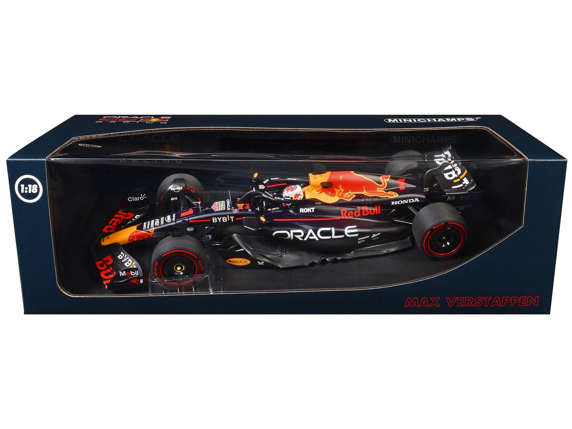 Red Bull Racing RB19 #1 Max Verstappen "Oracle" 2nd Place F1 - Premium Formula 1 Models from Minichamps - Just $278.99! Shop now at Rapidvehicles