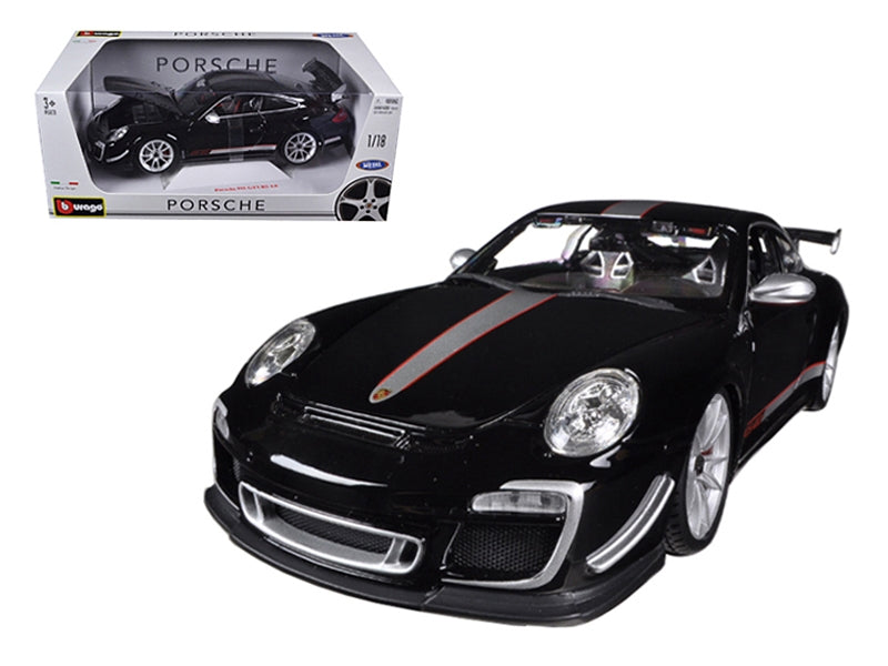 Porsche 911 GT3 RS 4.0 Black 1/18 Diecast Model Car by Bburago - Premium Porsche Models from Bburago - Just $88.19! Shop now at Rapidvehicles