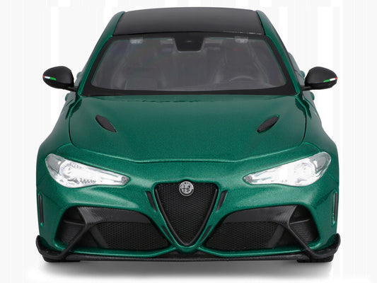 Alfa Romeo Giulia GTA Green Metallic with Carbon Top 1/18 Diecast - Premium Alfa Romeo Models from Bburago - Just $78.99! Shop now at Rapidvehicles