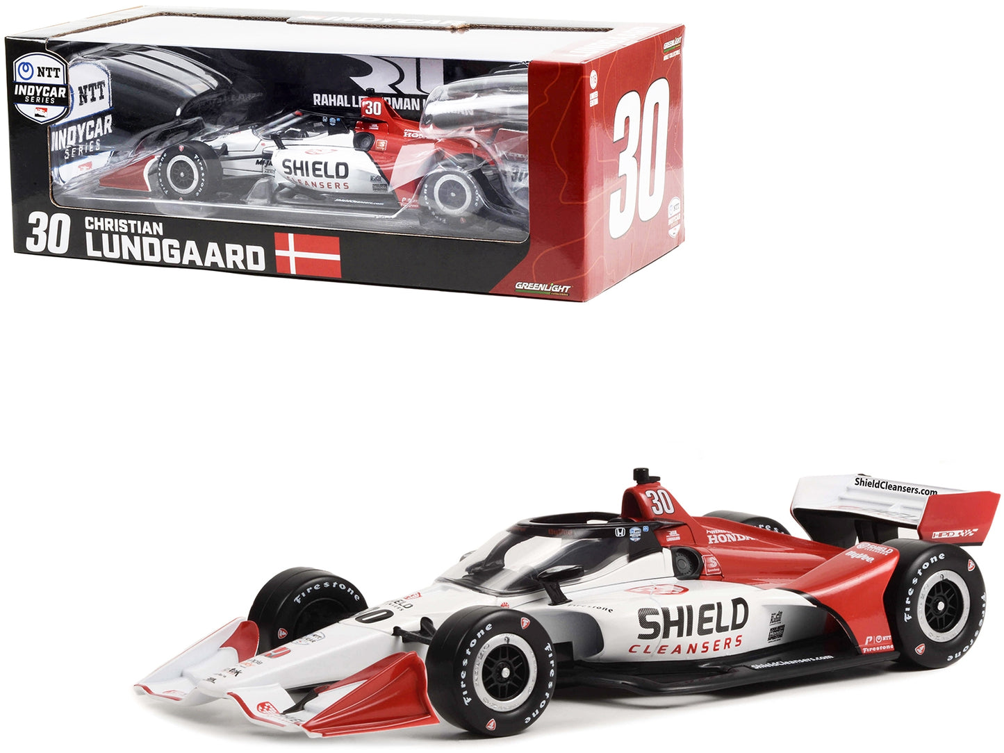 Dallara IndyCar #30 Christian Lundgaard "Shield Cleansers" Rahal - Premium Indy Car Models from Greenlight - Just $101.69! Shop now at Rapidvehicles