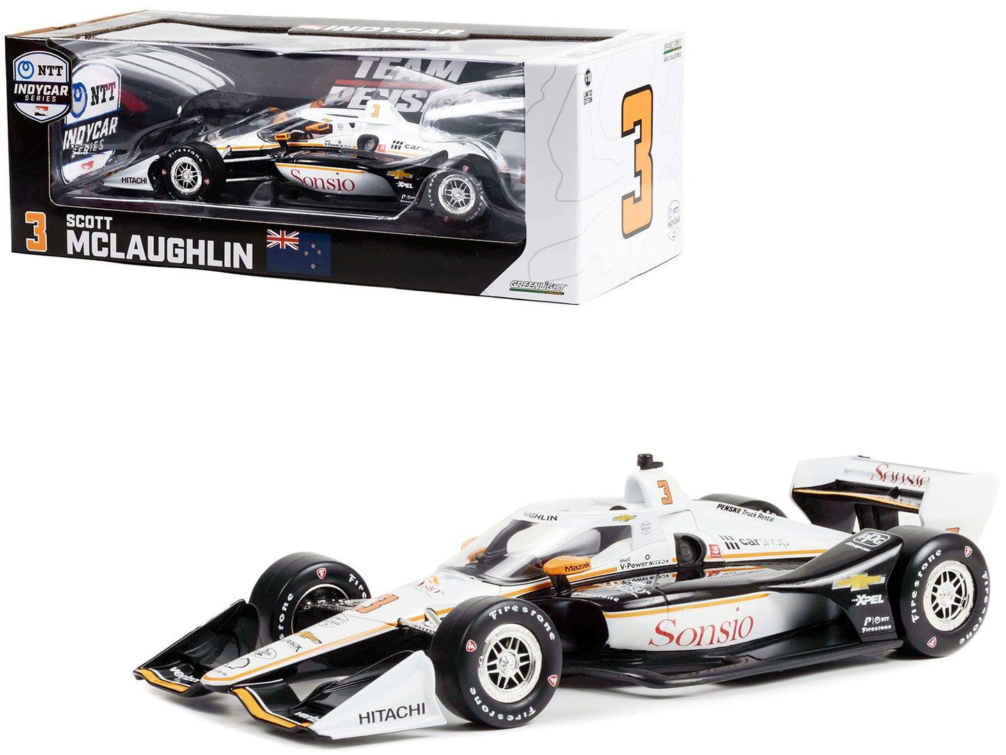 Dallara IndyCar #3 Scott McLaughlin "Sonsio Vehicle Protection" - Premium Indy Car Models from Greenlight - Just $83.69! Shop now at Rapidvehicles