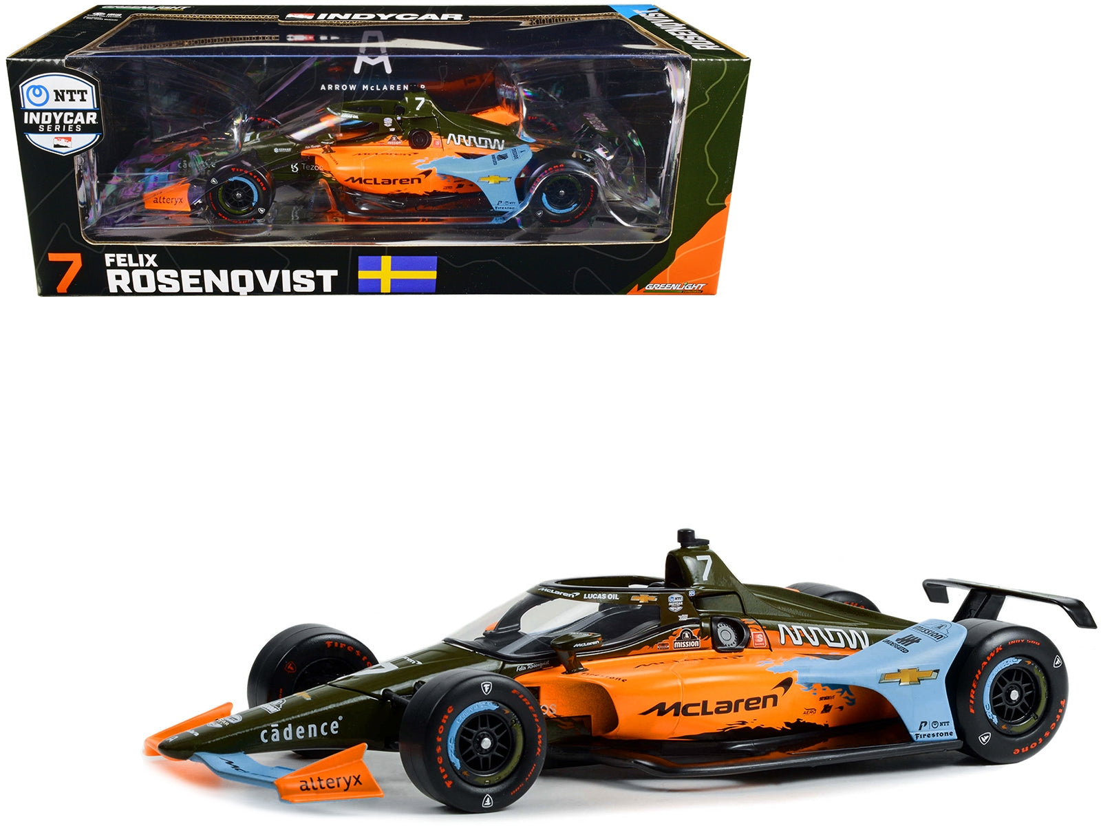 Dallara IndyCar #7 Felix Rosenqvist "UNDEFEATED" Arrow McLaren SP - Premium Indy Car Models from Greenlight - Just $93.47! Shop now at Rapidvehicles