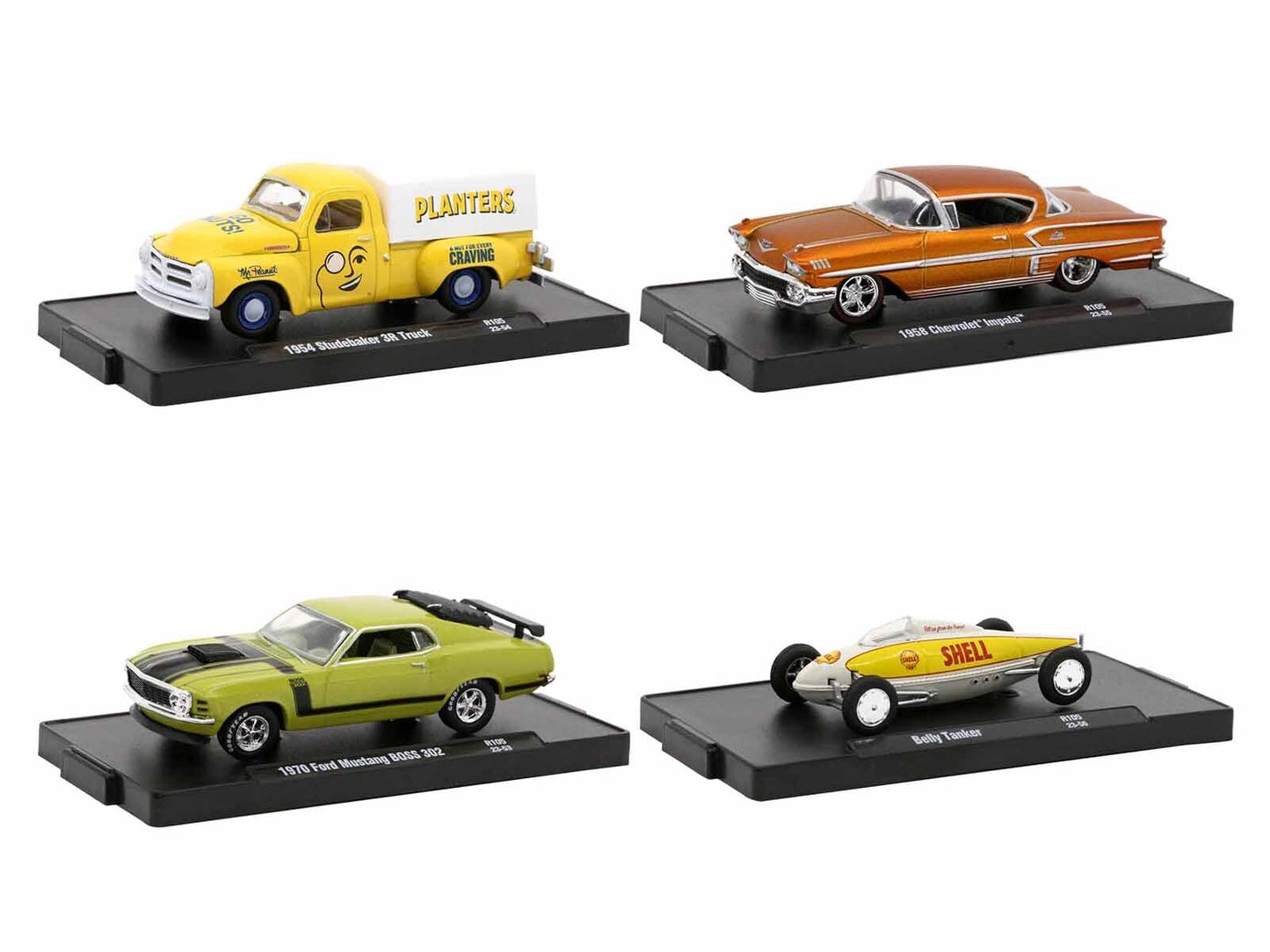 "Auto-Drivers" Set of 4 pieces in Blister Packs Release 105 - Premium 1/64 Scale Sets from M2 - Just $63.89! Shop now at Rapidvehicles