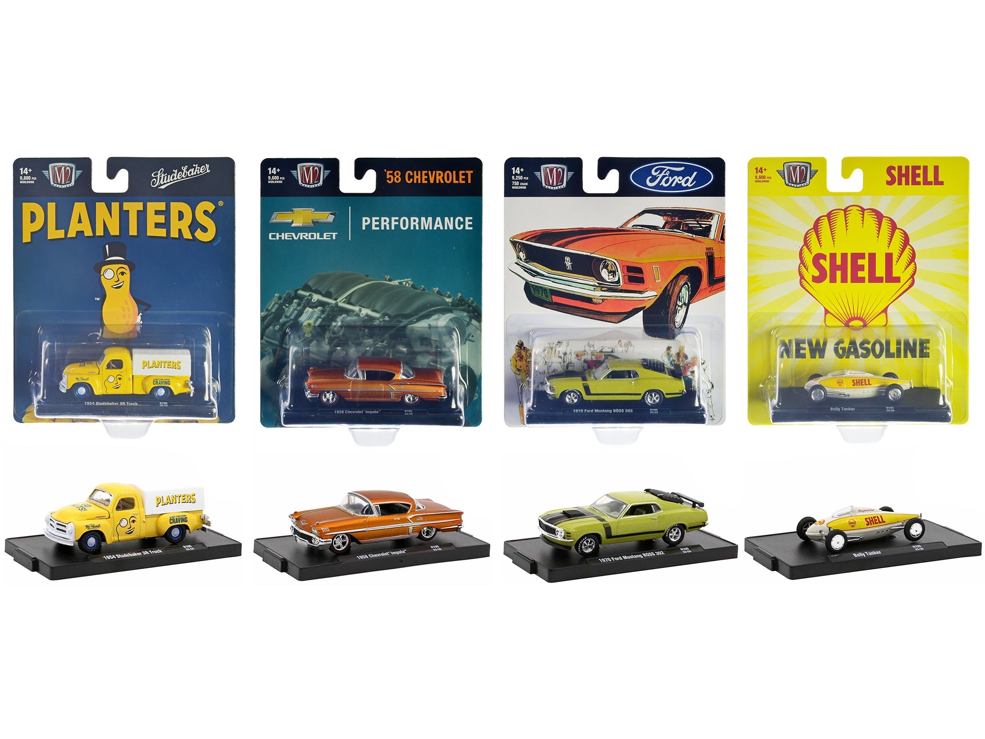 "Auto-Drivers" Set of 4 pieces in Blister Packs Release 105 Limited Edition to 9600 pieces Worldwide 1/64 Diecast Model Cars by M2 Machines - Premium 1/64 Scale Sets from M2 - Just $58.03! Shop now at Rapidvehicles