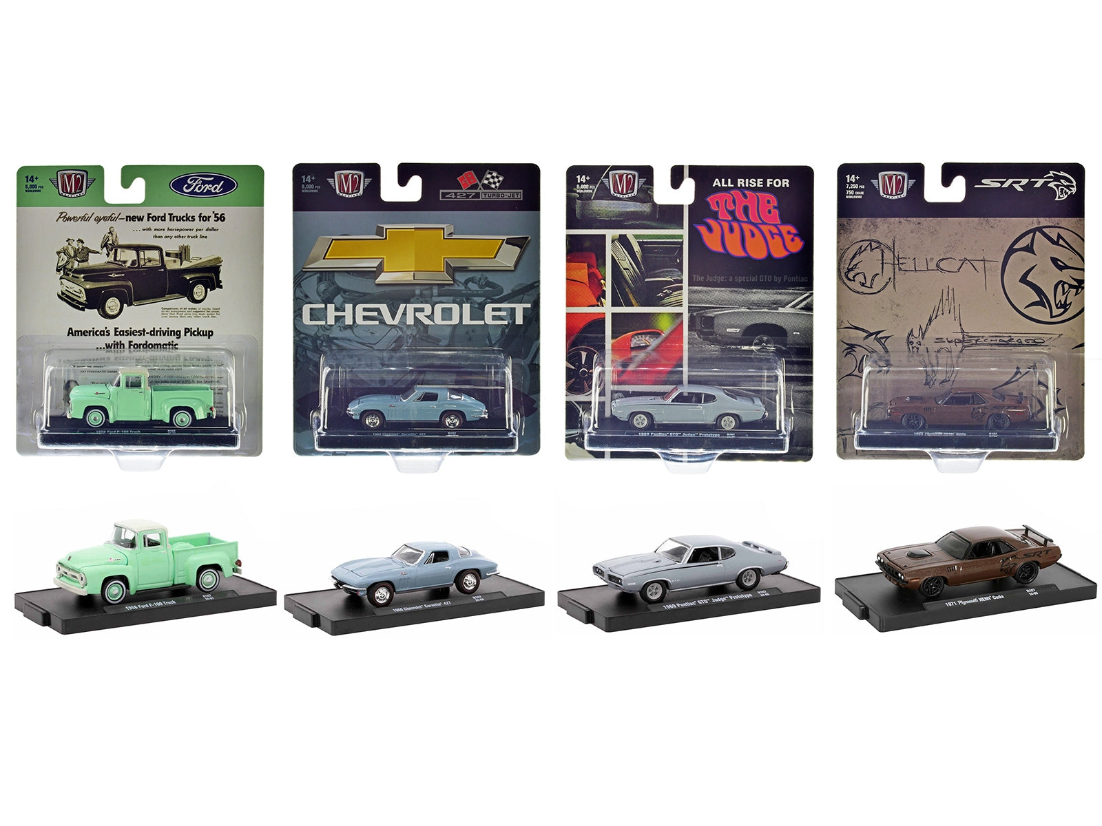 "Auto-Drivers" Set of 4 pieces in Blister Packs Release 107 Limited Edition to 8000 pieces Worldwide 1/64 Diecast Model Cars by M2 Machines - Premium 1/64 Scale Sets from M2 - Just $58.03! Shop now at Rapidvehicles