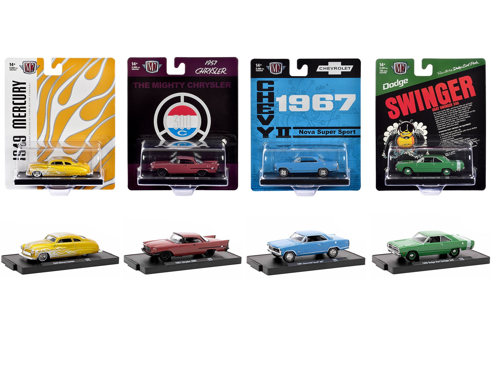 "Auto-Drivers" Set of 4 pieces in Blister Packs Release 108 Limited Edition to 9600 pieces Worldwide 1/64 Diecast Model Cars by M2 Machines - Premium 1/64 Scale Sets from M2 - Just $50.99! Shop now at Rapidvehicles