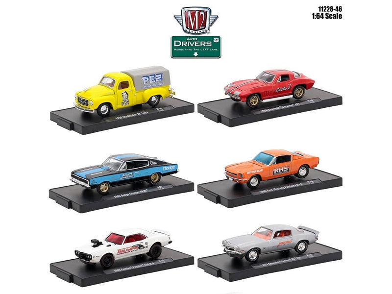 Drivers 6 Cars Set Release 46 In Blister Packs 1/64 Diecast Model - Premium 1/64 Scale Sets from M2 - Just $77.39! Shop now at Rapidvehicles