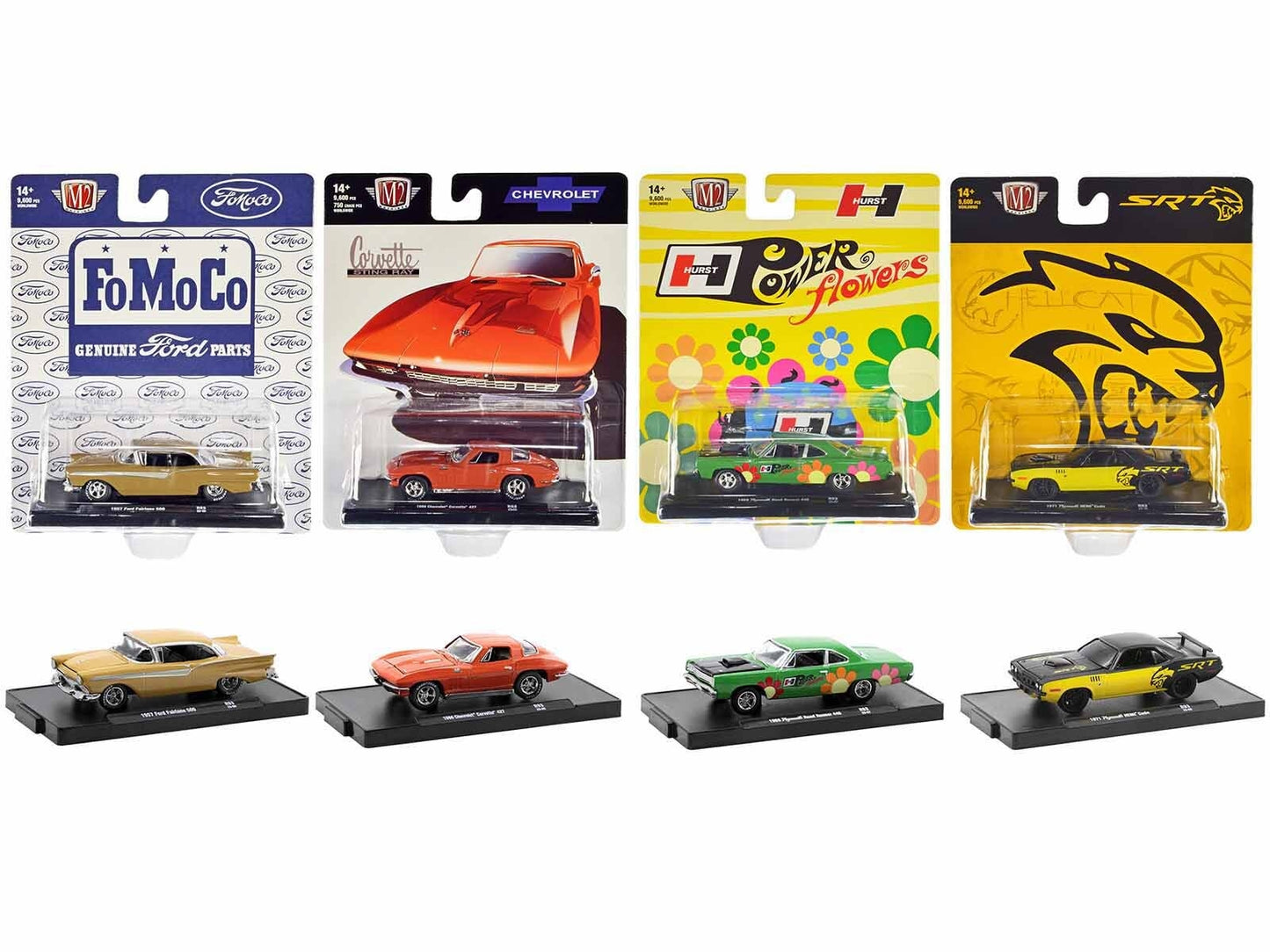 "Auto-Drivers" Set of 4 pieces in Blister Packs Release 93 - Premium 1/64 Scale Sets from M2 - Just $59.39! Shop now at Rapidvehicles