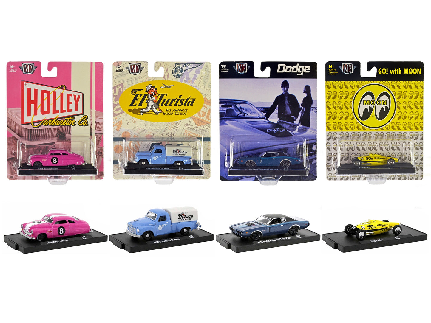 "Auto-Drivers" Set of 4 pieces in Blister Packs Release 99