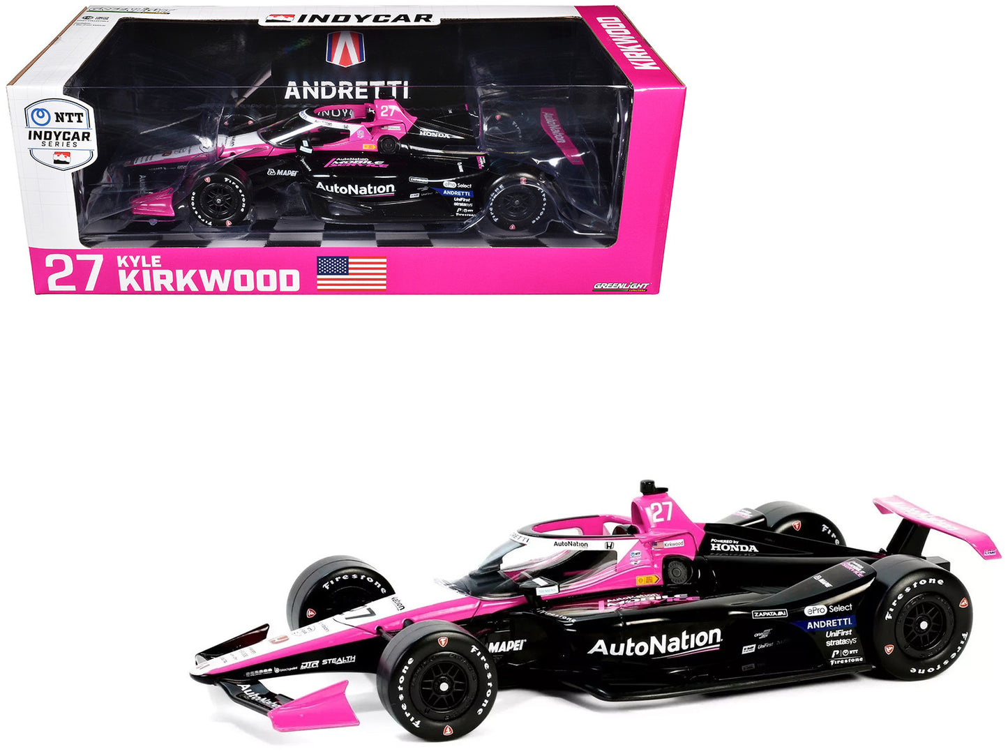 Dallara IndyCar #27 Kyle Kirkwood "AutoNation" Andretti Autosport