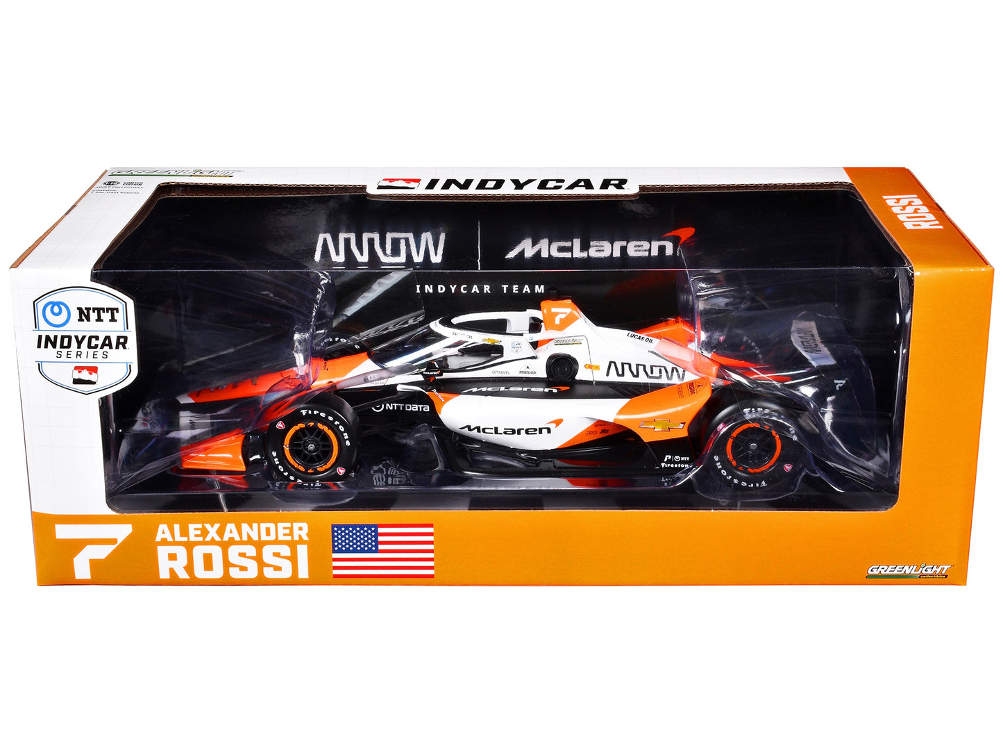 Dallara IndyCar #7 Alexander Rossi "Arrow" Arrow McLaren "NTT - Premium Indy Car Models from Greenlight - Just $93.47! Shop now at Rapidvehicles