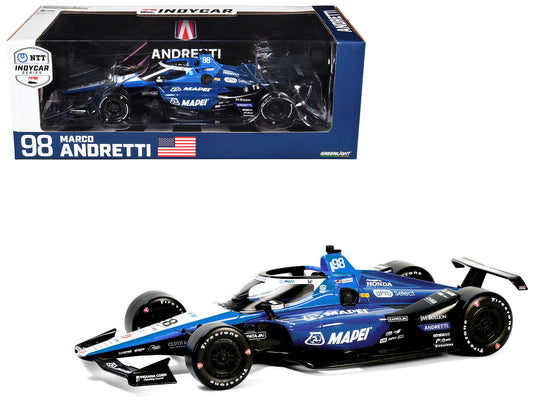 Dallara IndyCar #98 Marco Andretti "Mapei" Andretti Autosport - Premium Indy Car Models from Greenlight - Just $112.99! Shop now at Rapidvehicles