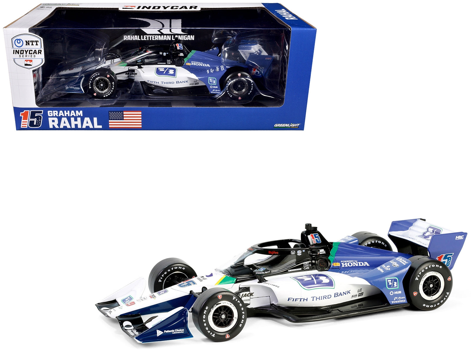 Dallara IndyCar #15 Graham Rahal "Fifth Third Bank" Rahal - Premium Indy Car Models from Greenlight - Just $111.99! Shop now at Rapidvehicles