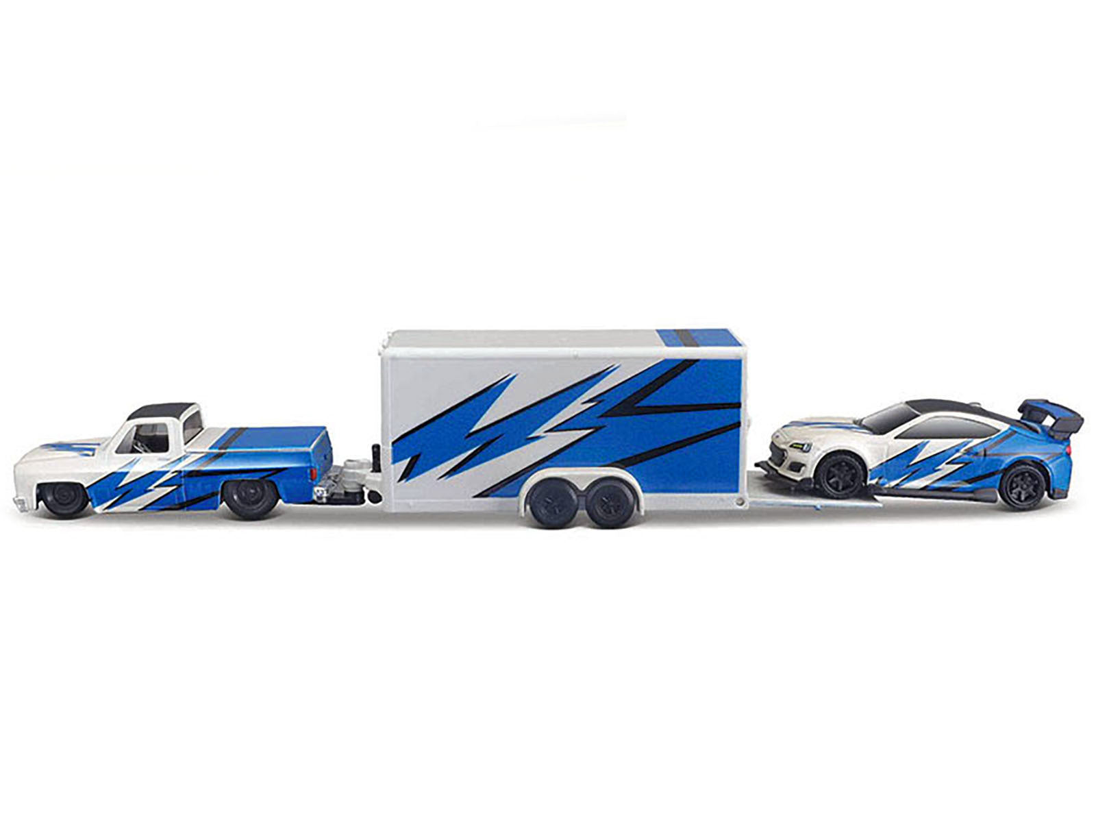 1987 Chevrolet 1500 Pickup Truck White with Blue Graphics and - Premium 1/64 Scale Sets from Maisto - Just $55.79! Shop now at Rapidvehicles