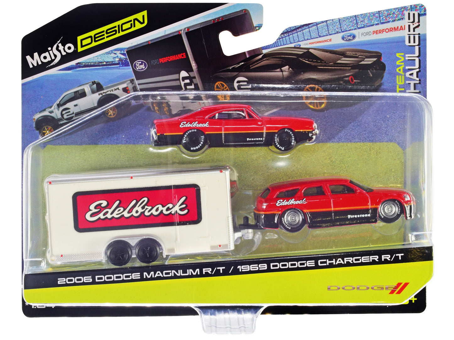 2006 Dodge Magnum R/T Red and Black and 1969 Dodge Charger R/T - Premium 1/64 Scale Sets from Maisto - Just $61.99! Shop now at Rapidvehicles