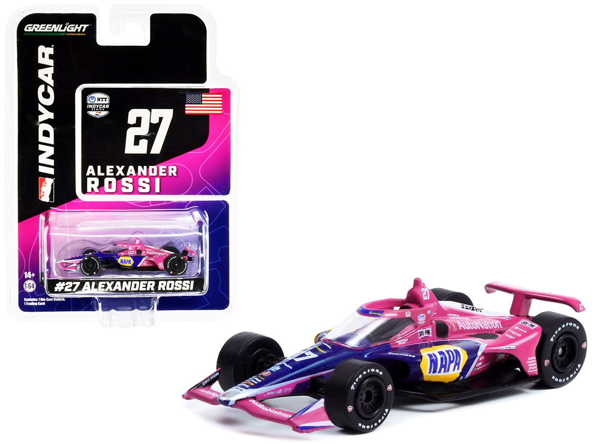 Dallara IndyCar #27 Alexander Rossi "NAPA" Andretti Autosport - Premium Indy Car Models from Greenlight - Just $25.99! Shop now at Rapidvehicles