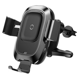 Color: Black - Car holder wireless charging - Premium Interior Parts from Rapidvehicles - Just $54.99! Shop now at Rapidvehicles