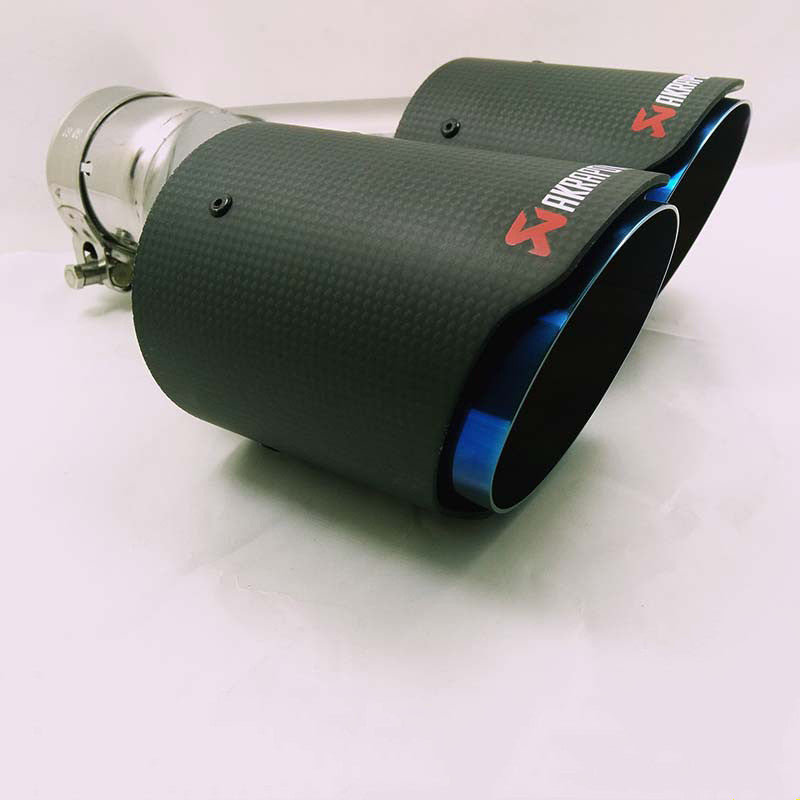 Carbon Fiber Blue Mouth Universal Modified Tail Throat - Premium Other Replacement Parts from Rapidvehicles - Just $114.99! Shop now at Rapidvehicles