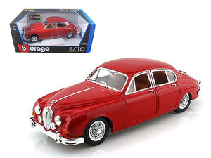 1959 Jaguar Mark II Red 1/18 Diecast Car Model by Bburago - Premium Jaguar Models from Bburago - Just $65.99! Shop now at Rapidvehicles