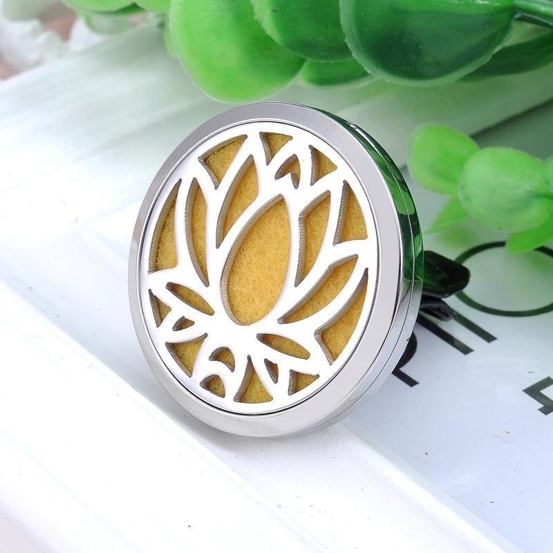 Lotus Flower Aromatherapy Car Diffuser Locket - Premium Key Case for Car from Rapidvehicles - Just $37.79! Shop now at Rapidvehicles