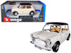 1969 Mini Cooper Beige with Black Top 1/18 Diecast Model Car by Bburago - Premium Mini Cooper Models from Bburago - Just $65.99! Shop now at Rapidvehicles