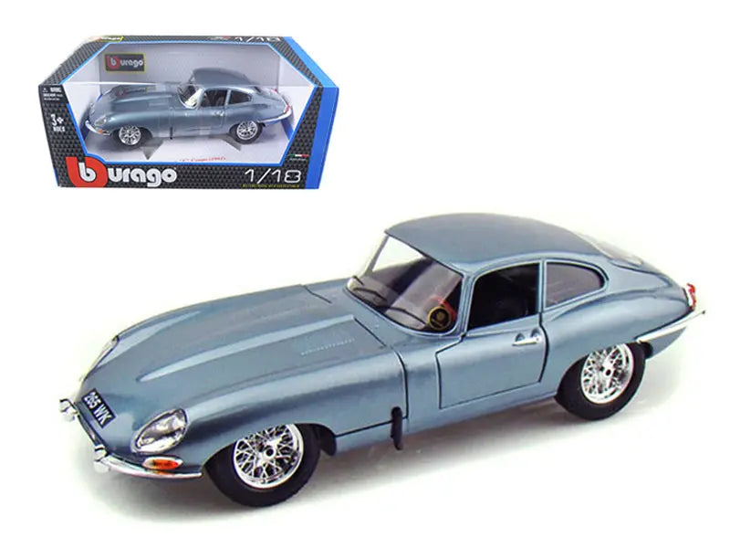 1961 Jaguar E Type Coupe Blue Metallic 1/18 Diecast Model Car by - Premium Toys from Scarlet Sooty - Just $84.99! Shop now at Rapidvehicles