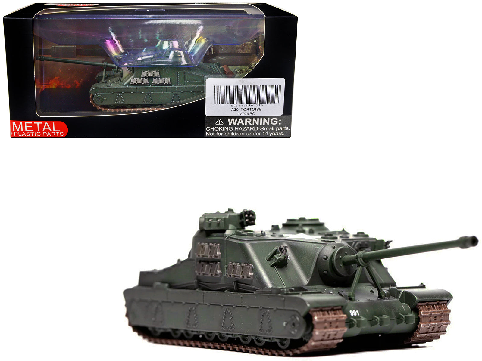 Tortoise A39 Heavy Assault Tank British Army 1/72 Diecast Model by Panzerkampf free shipping USA