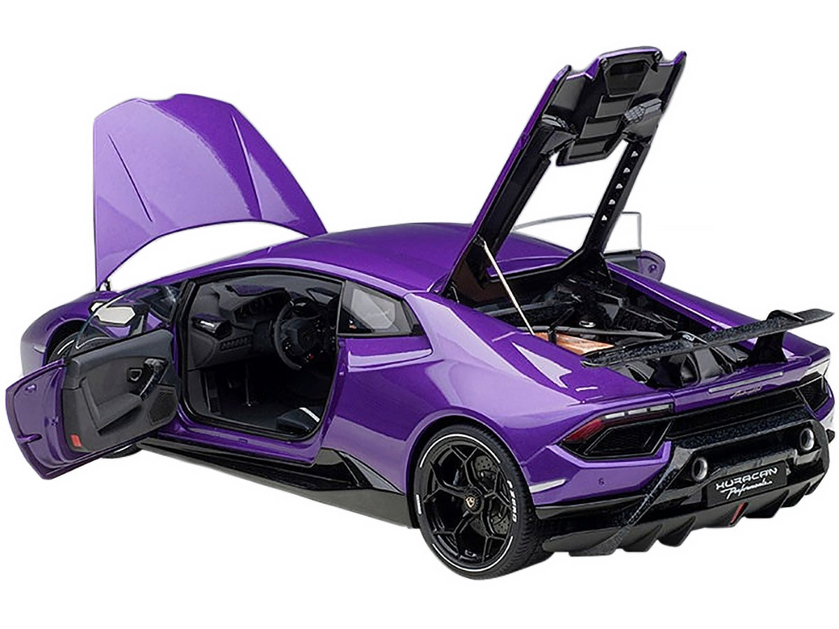 Lamborghini Huracan Performante Viola Pasifae / Pearl Purple with - Premium Lamborghini Models from Autoart - Just $555.99! Shop now at Rapidvehicles