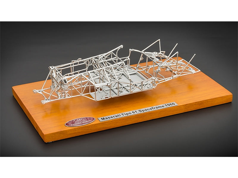 1960 Maserati Tipo 61 Birdcage Spaceframe 1/18 Diecast Model by CMC - Premium Engine Replicas from CMC - Just $130.99! Shop now at Rapidvehicles