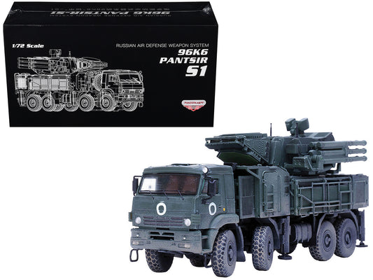 Pantsir S1 96K6 Self-Propelled Air Defense Weapon System "Ukraine War" Russian Army "Armor Premium" Series 1/72 Diecast Model by Panzerkampf free shipping USA