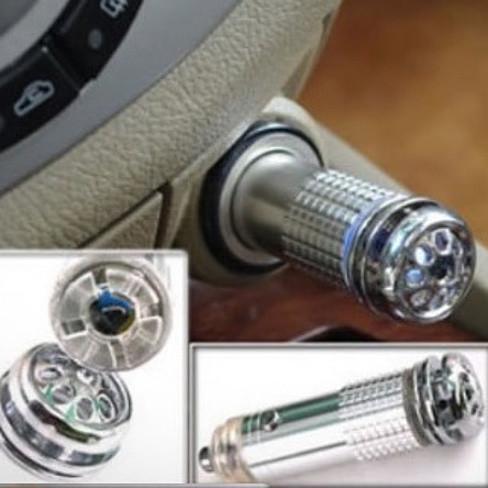 Color: Red - Mountain Air - Air Freshener and Purifier for your car, plugs in the cigarette lighter