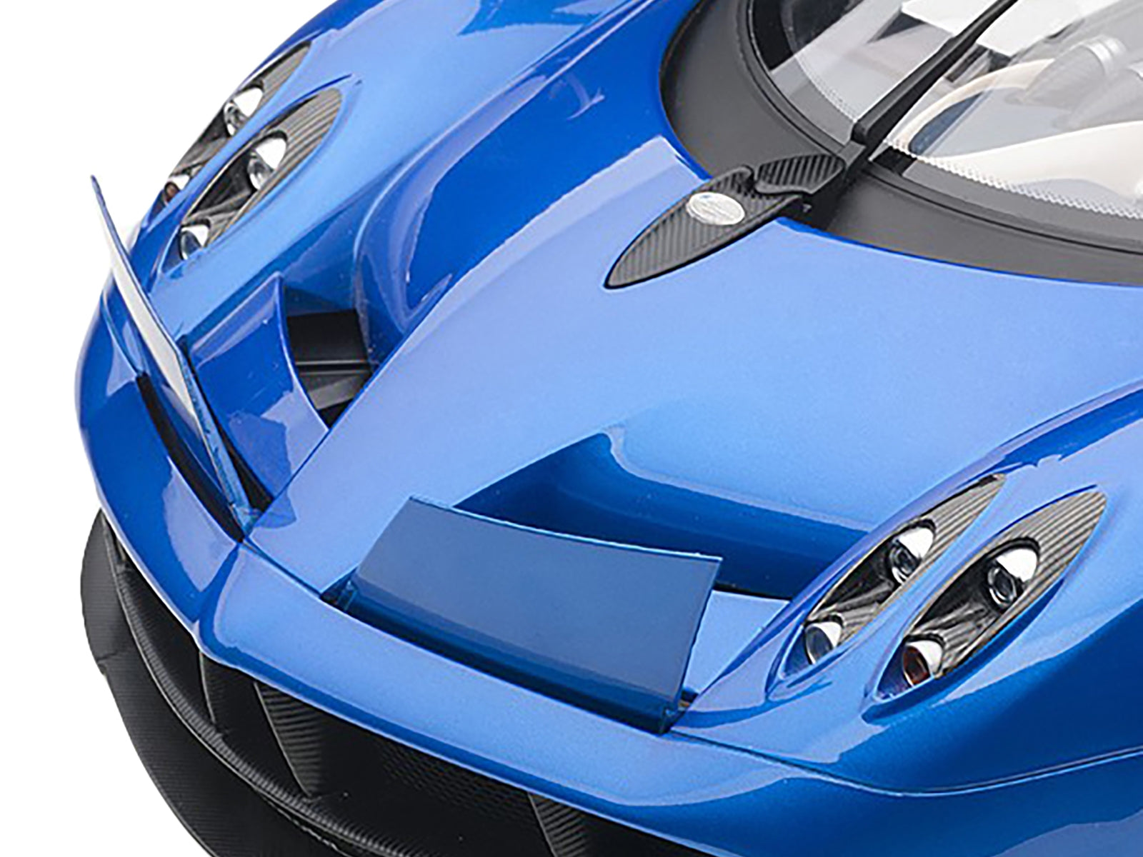 Pagani Huayra Metallic Blue with Black Top and Silver Wheels 1/12 Model Car by Autoart - Premium Pagani Models from Autoart - Just $476.99! Shop now at Rapidvehicles