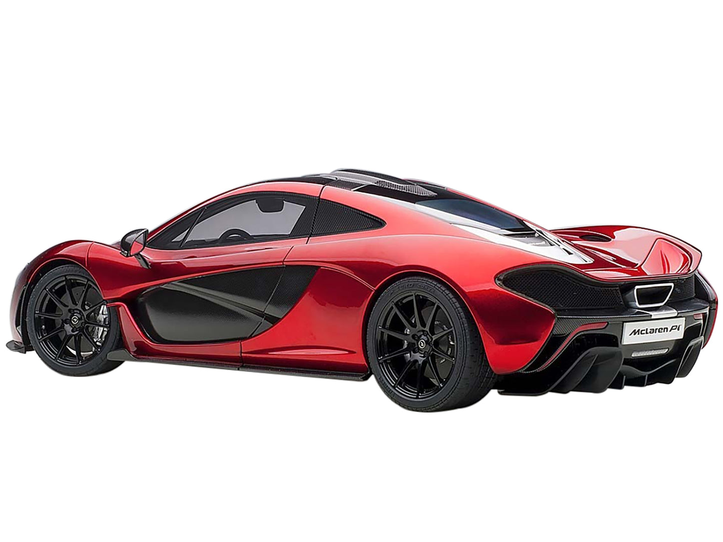 Mclaren P1 Volcano Red with Carbon Top 1/12 Model Car by Autoart