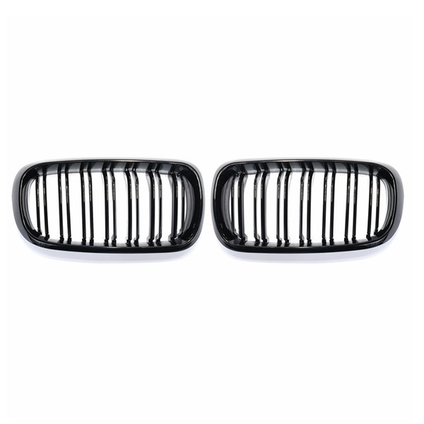 Gloss Black Front Sport Grill Grille Double Line For BMW F15/F16 X5 X6 2014-2017 - Premium Auto Parts from Rapidvehicles - Just $84.99! Shop now at Rapidvehicles