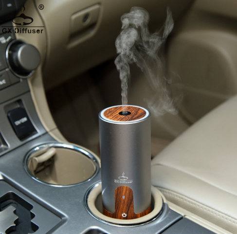 Color: gray, Product specification: US plug - Car aromatherapy essential oil humidifier diffuser atomizer - Premium Interior Parts from Rapidvehicles - Just $44.23! Shop now at Rapidvehicles