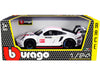 Porsche 911 RSR GT #911 White "Race" Series 1/24 Diecast Model Car by Bburago - Premium  from Rapidvehicles - Just $47.99! Shop now at Rapidvehicles